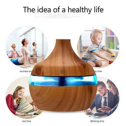 7 Color LED Home Aromatherapy Diffuser Air Appliance Vaporizer Evaporator Environment Aromatizer Aroma Humidifiers Room