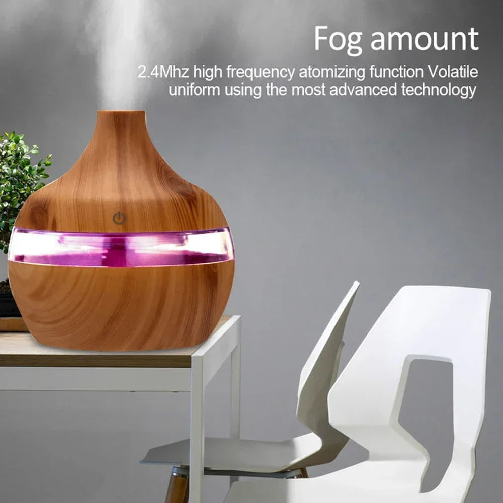 7 Color LED Home Aromatherapy Diffuser Air Appliance Vaporizer Evaporator Environment Aromatizer Aroma Humidifiers Room