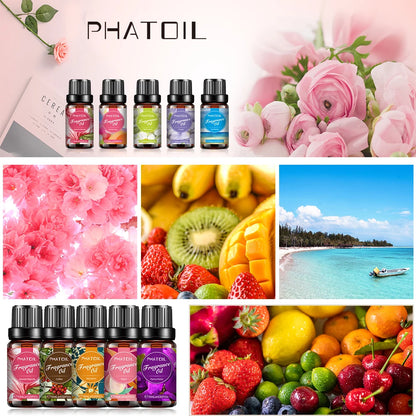 10ml Coconut Vanilla Fragrance Aroma Oil Diffuser Mask Sea Breeze Mango Strawberry Bubble Gum Oil for Lip gloss Candle Making